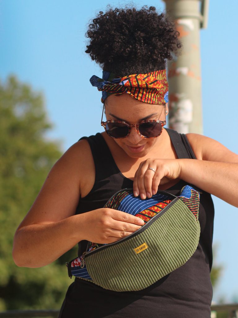 sac banane wax et velours